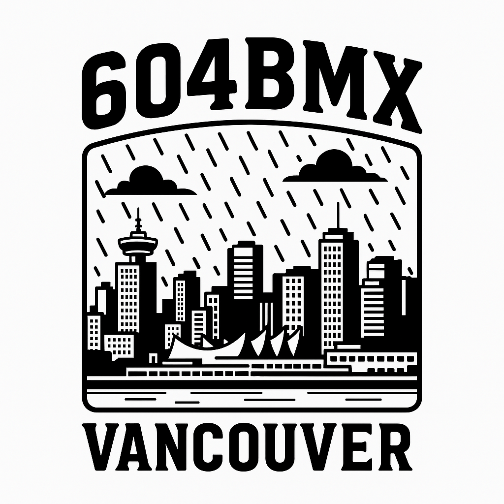 604BMX Rain Logo Sticker